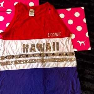 VS Pink Hawaii Tank Top